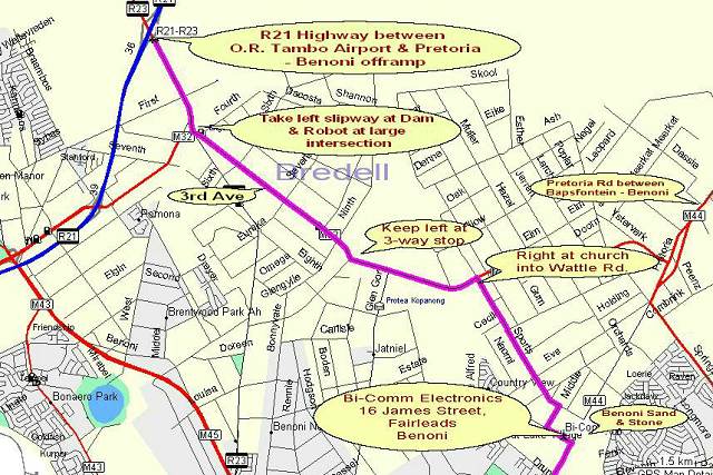 R21 highway to Bi-Comm R21 highway to Bi-Comm